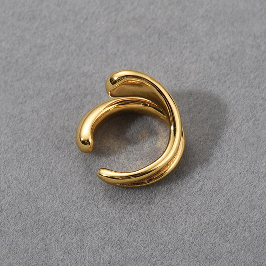 Ear Cuff Signature Doré – Courbes Élégantes