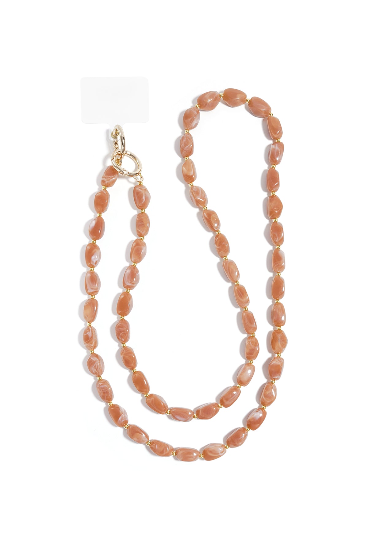 Chaîne de téléphone en perles acryliques décontractées, accessoires du quotidien