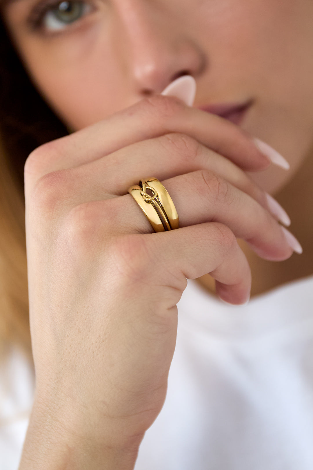 Bague torsadé 