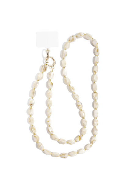 Chaîne de téléphone en perles acryliques décontractées, accessoires du quotidien